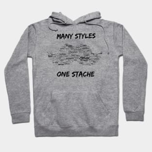 Many Styles One Stache Hoodie